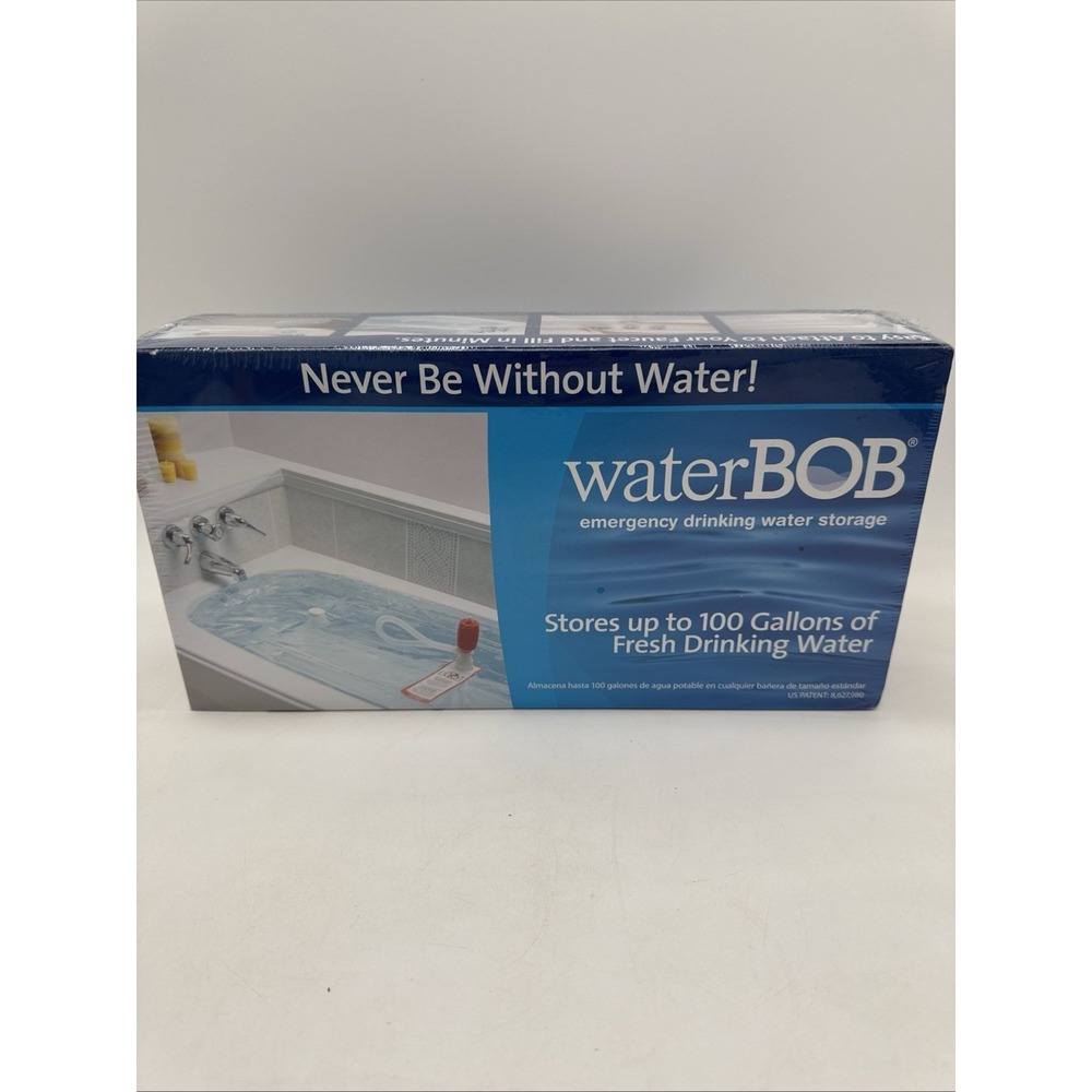 Water BOB Survival Emergency Drinking Fresh Water Storage 100-Gallons Kit New